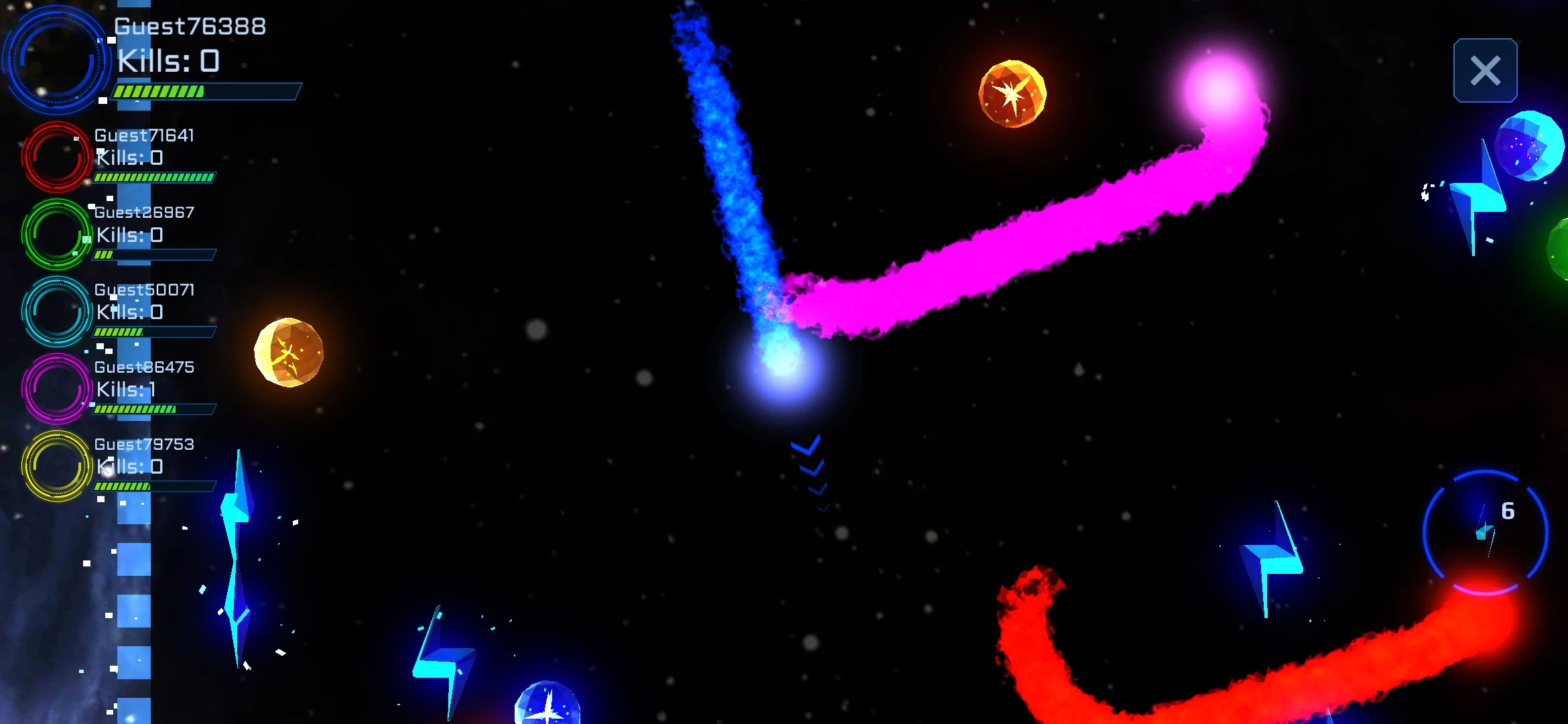 Snake Out - Fun Space Game screenshot