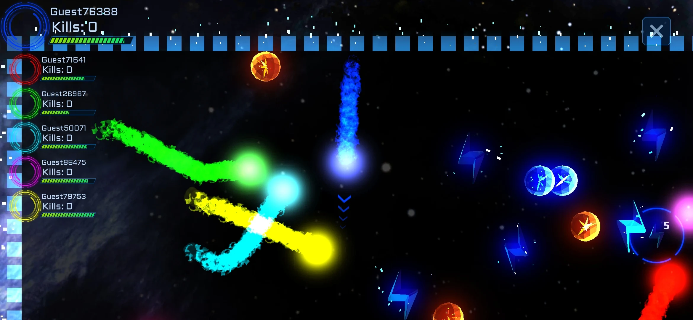 Snake Out - Fun Space Game screenshot