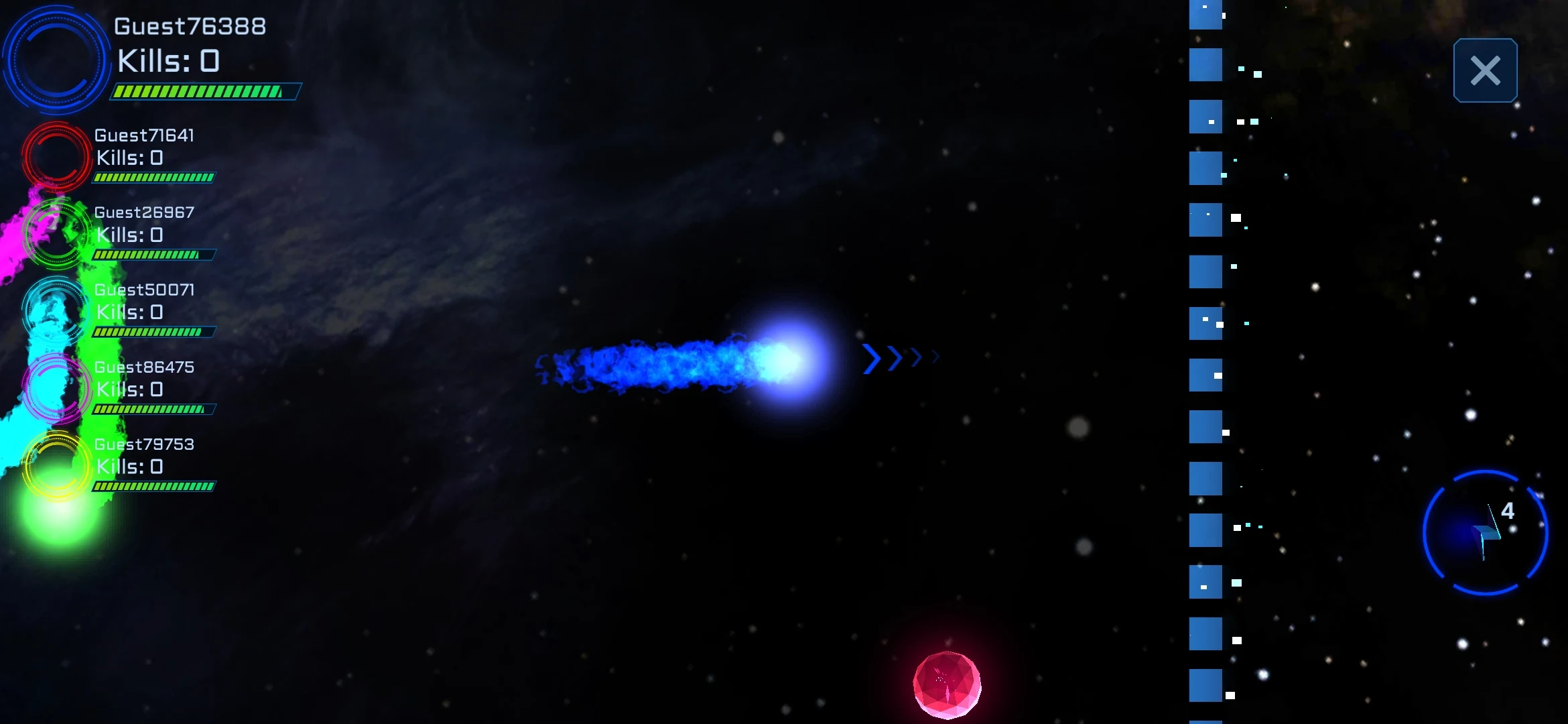Snake Out - Fun Space Game screenshot